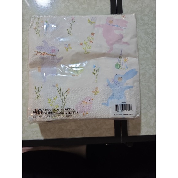 Other - Paper Luncheon Napkins Bunnies And Baby Chicks